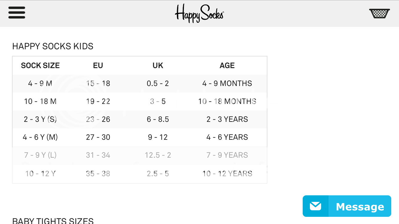 H&m shoe sizes BabyCenter